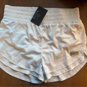 Flag Nor Fail White Women's Athletic Shorts NWT Large